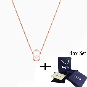 MINA BEAR 2020 Dynamic Crystal Rose Gold Clavicle Chain Fashion Modern Simple Style Necklace Ladies Light Luxury Jewelry Gift
MINA BEAR 2020 Dynamic Crystal Rose Gold Clavicle Chain Fashion Modern Simple Style Necklace Ladies Light Luxury Jewelry Gift
