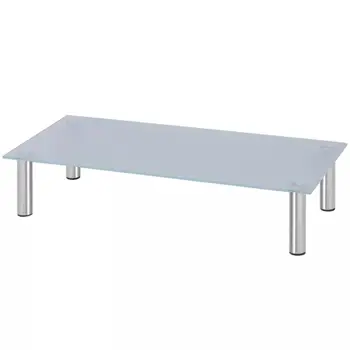 vidaXL Monitor Riser/TV Stand 80x35x17 cm Glass White
vidaXL Monitor Riser/TV Stand 80x35x17 cm Glass White