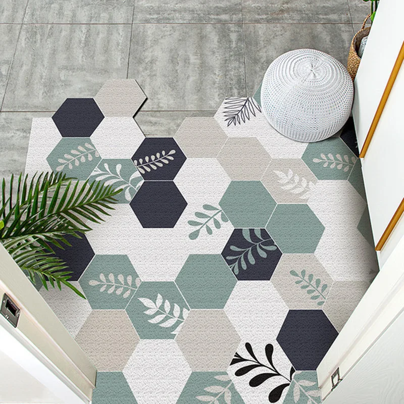 Ins Doormat Non-slip Waterproof Dustproof Carpet Hallway Bath Mat PVC Kitchen Mat Can Be Cut Custom Indoor Home Entrance Doormat 
Ins Doormat Non-slip Waterproof Dustproof Carpet Hallway Bath Mat PVC Kitchen Mat Can Be Cut Custom Indoor Home Entrance Doormat