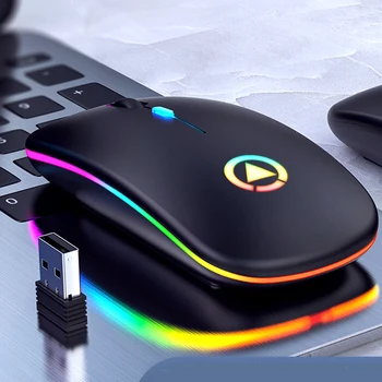 Rechargeable Mouse Wireless Silent LED Backlit Mice USB Optical Ergonomic Gaming Mouse PC Computer Mouse For Laptop Computer PC
Rechargeable Mouse Wireless Silent LED Backlit Mice USB Optical Ergonomic Gaming Mouse PC Computer Mouse For Laptop Computer PC