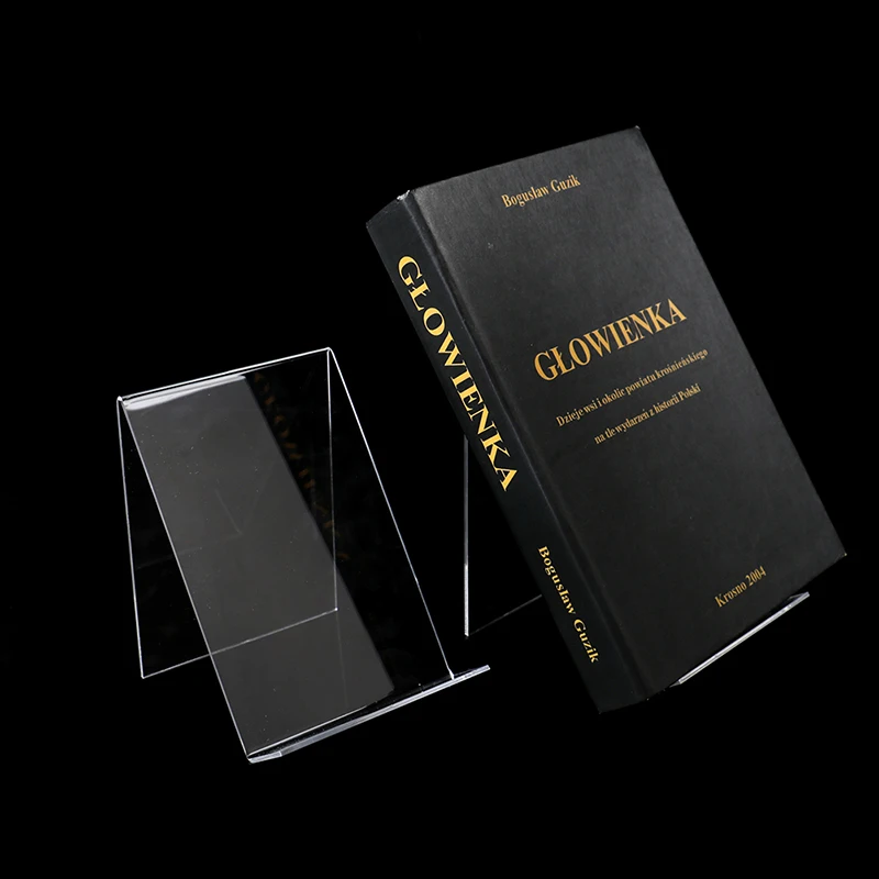 1 Piece Acrylic Book Display Stand Photo Frame Brochure Art Rack Organizer High Quality Open Design Creative Decorative Craft
1 Piece Acrylic Book Display Stand Photo Frame Brochure Art Rack Organizer High Quality Open Design Creative Decorative Craft