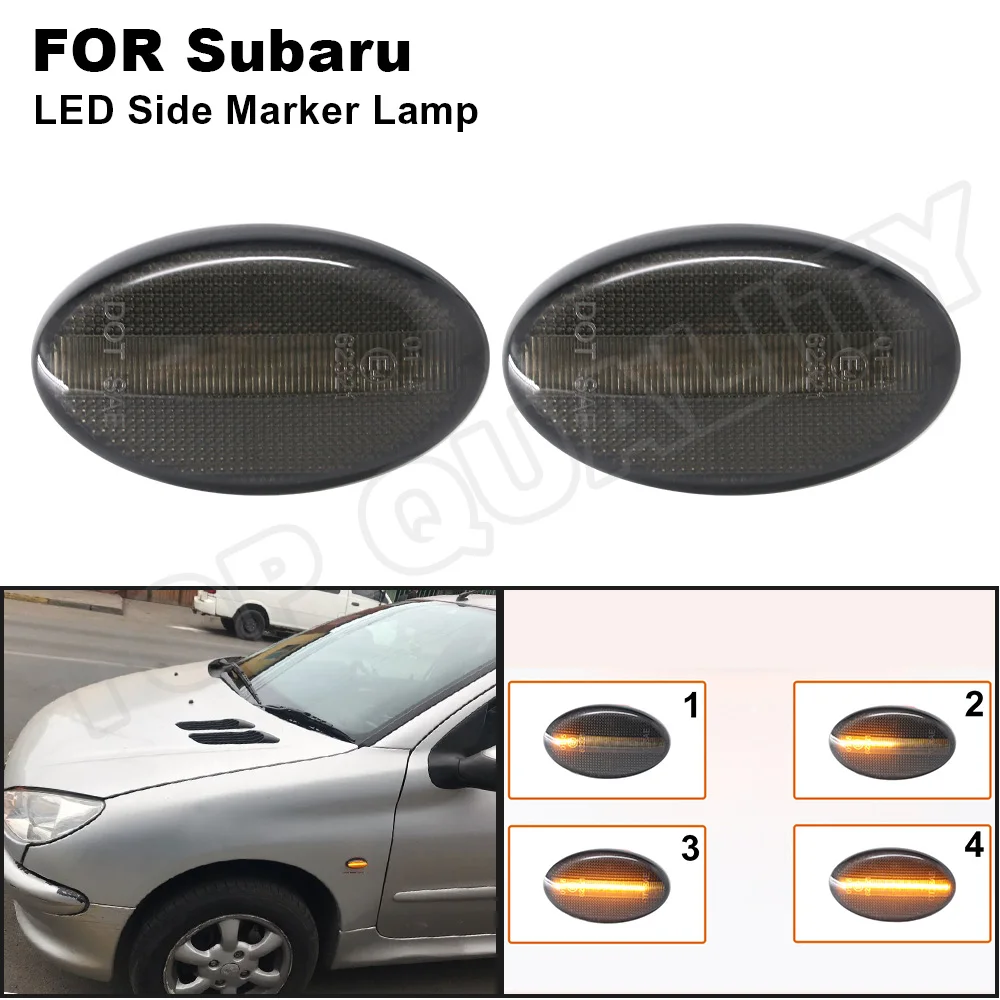 2X Dynamic LED Side Marker Light Arrow Turn Signal Lamp Indicator Blinker For Subaru Impreza Wrx Sti 2002-2007 Forester Liberty
2X Dynamic LED Side Marker Light Arrow Turn Signal Lamp Indicator Blinker For Subaru Impreza Wrx Sti 2002-2007 Forester Liberty