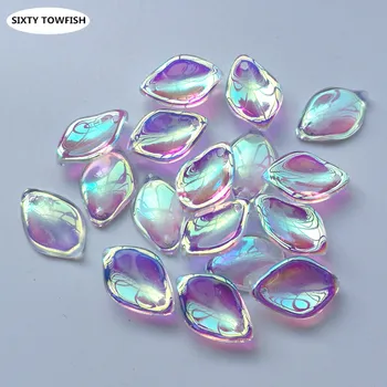 20 Pieces/lot 12x18mm AB Color Czech Glass Beads Leaf-shaped With Hole Bead Jewelry For Handmade DIY Accessories
20 Pieces/lot 12x18mm AB Color Czech Glass Beads Leaf-shaped With Hole Bead Jewelry For Handmade DIY Accessories