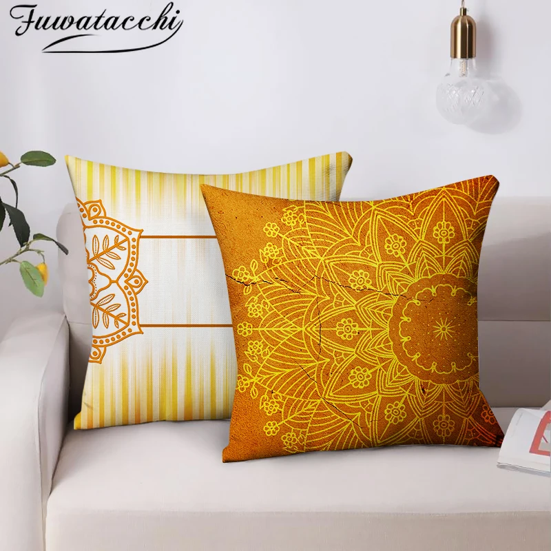 Fuwatacchi Geometric Pattern Cushion Cover Mandala Style Pillow Covers For Home Decore Fall Decorations Pillow Case Dropshipping
Fuwatacchi Geometric Pattern Cushion Cover Mandala Style Pillow Covers For Home Decore Fall Decorations Pillow Case Dropshipping