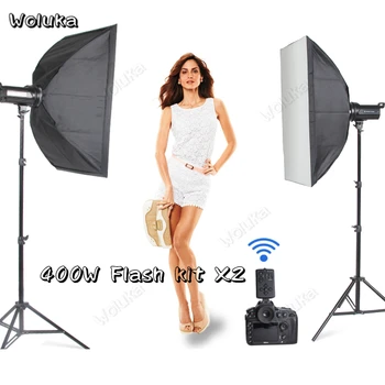 2 Flash Light Set 400W GN82 2 Softbox Light Stand Kit Professional Photo Studio For Advertising Product Photography CD50 T10
2 Flash Light Set 400W GN82 2 Softbox Light Stand Kit Professional Photo Studio For Advertising Product Photography CD50 T10