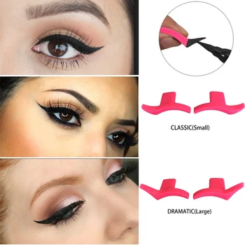 1 Pair Template Portable Silicone Soft Wing Seals Eyeliner Stamp Professional Simple Waterproof Models Makeup Tool Cosmetic
1 Pair Template Portable Silicone Soft Wing Seals Eyeliner Stamp Professional Simple Waterproof Models Makeup Tool Cosmetic