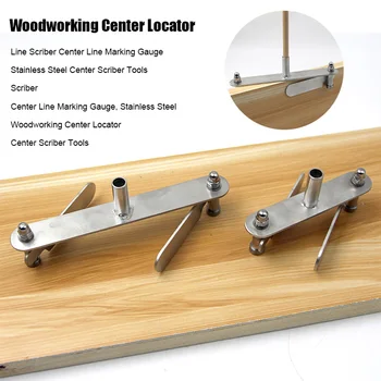 Woodworking Center Locator Line Scriber Center Line Marking Gauge Stainless Steel Center Scriber Tools VJ-Drop
Woodworking Center Locator Line Scriber Center Line Marking Gauge Stainless Steel Center Scriber Tools VJ-Drop