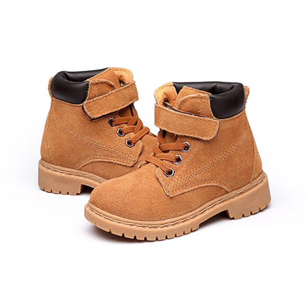 New Autumn Winter Children Leather Martin Boots With Fur Kids Girls Boys Rubber now Boots Fashion Sneakers Cotton-Padded Shoes
New Autumn Winter Children Leather Martin Boots With Fur Kids Girls Boys Rubber now Boots Fashion Sneakers Cotton-Padded Shoes
