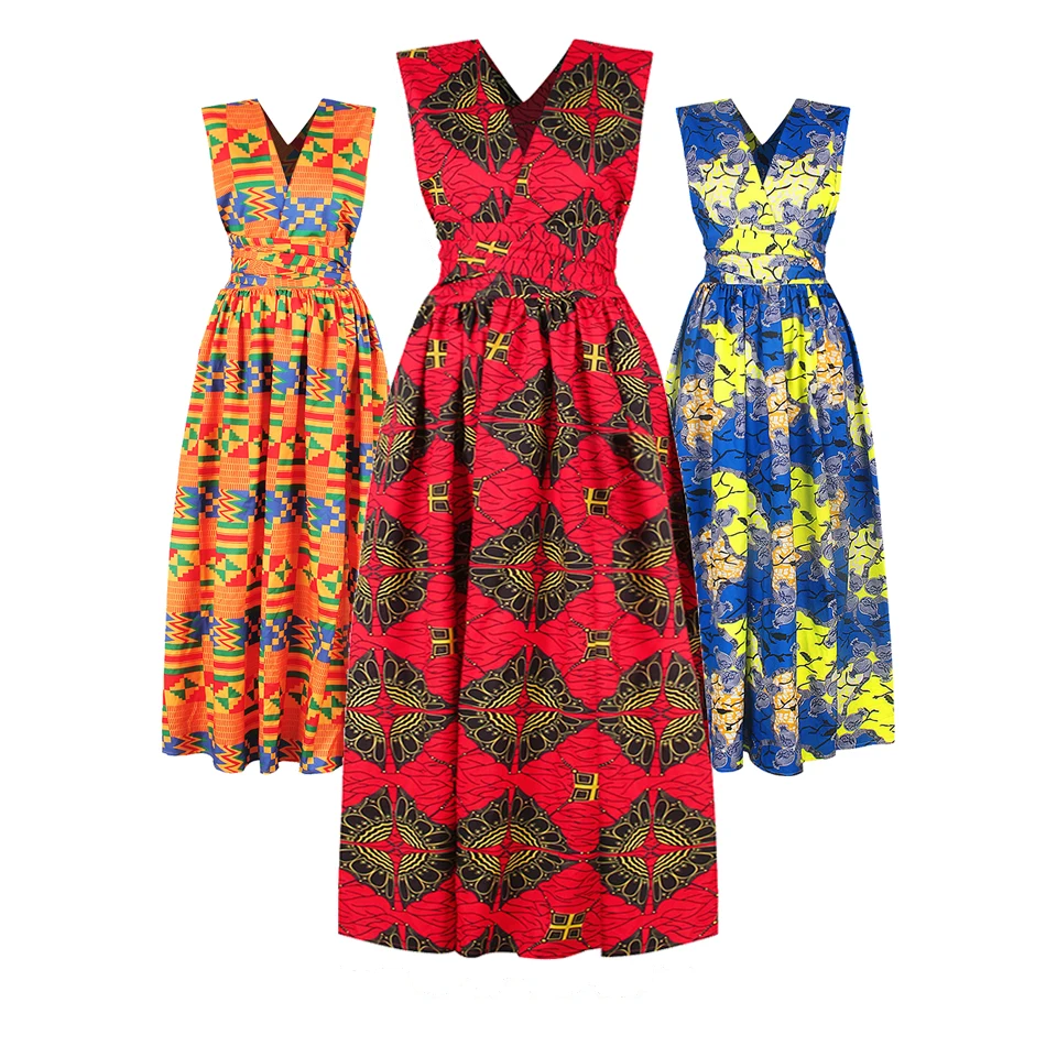 African V-neck Large Swing Skirt Nightclub Digital Printing Irregular Multiple Wearing Methods Long Dress Split Dress
African V-neck Large Swing Skirt Nightclub Digital Printing Irregular Multiple Wearing Methods Long Dress Split Dress