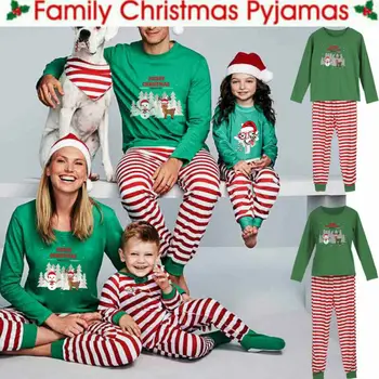Christmas Family Pajamas Set Family look Matching outfits Adults Kid xmas PJs Sets cotton party Sleepwear Snow cartoon Nightwear
Christmas Family Pajamas Set Family look Matching outfits Adults Kid xmas PJs Sets cotton party Sleepwear Snow cartoon Nightwear