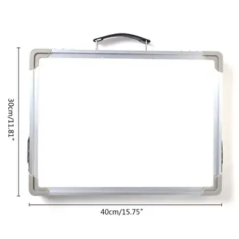Desk Foldable Erase Whiteboard Portable Drawing Writing Magnetic Message Board
Desk Foldable Erase Whiteboard Portable Drawing Writing Magnetic Message Board