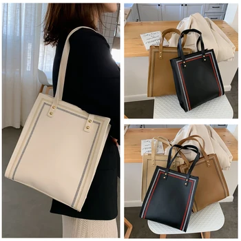 High-end sense of large capacity women's bag 2020 new Korean version of a simple one-shoulder fashion tote bag
High-end sense of large capacity women's bag 2020 new Korean version of a simple one-shoulder fashion tote bag