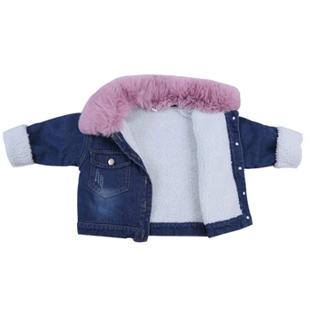 2019 winter baby girls denim jacket kids warm velvet fur collar outerwear for girls children coat infant parka clothes
2019 winter baby girls denim jacket kids warm velvet fur collar outerwear for girls children coat infant parka clothes