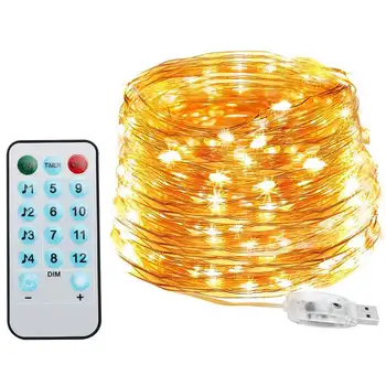 5M Music Control Led Light Chain Copper Wire Led String Lights 12 Modes Holiday Fairy Lights with Remote for Christmas Wedding
5M Music Control Led Light Chain Copper Wire Led String Lights 12 Modes Holiday Fairy Lights with Remote for Christmas Wedding