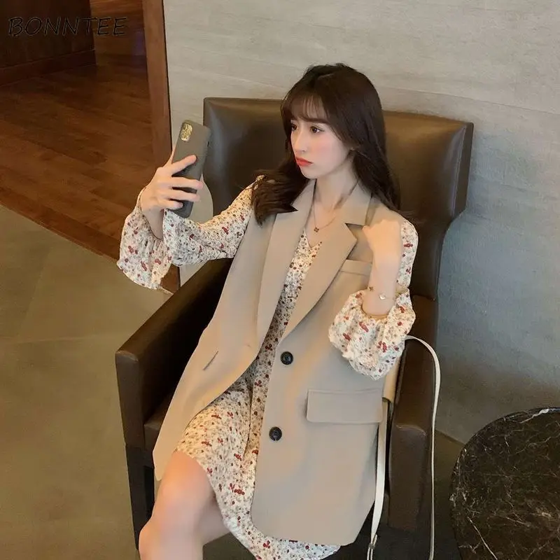 Vests Women Pure Spring Pocket Korean Fashion Waistcoats Design Feminino Clothes Formal Pockets Loose Khaki Stylish College Ins | Женская