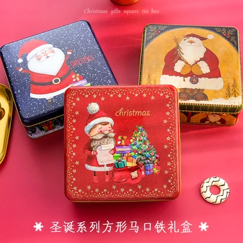 New Vintage Style Square Shape Christmas Cookie Can Tin Storage Case Secrect Sundries Box Kids Candy Gift Box High Quality
New Vintage Style Square Shape Christmas Cookie Can Tin Storage Case Secrect Sundries Box Kids Candy Gift Box High Quality