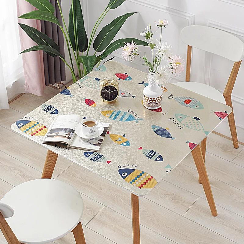 Waterproof PVC tablecloth cartoon fish Table Mat Soft glass Tablecloth 1.0 mm customize oilproof party table Refurbishment cover
Waterproof PVC tablecloth cartoon fish Table Mat Soft glass Tablecloth 1.0 mm customize oilproof party table Refurbishment cover