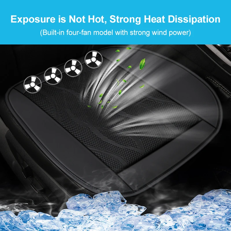 Built-in Fan 4 Speeds Cooling Car Seat Cushion Cover Air Ventilated Fan Conditioned Cooler Pad Seat Cushion Covers summer stuff
Built-in Fan 4 Speeds Cooling Car Seat Cushion Cover Air Ventilated Fan Conditioned Cooler Pad Seat Cushion Covers summer stuff
