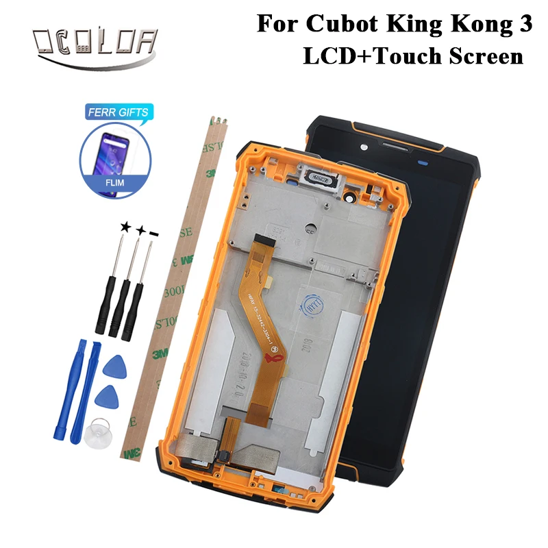 ocolor For Cubot King Kong 3 LCD Display and Touch Screen With Frame +Tools +Film For Cubot King Kong 3 Phone Accessories
ocolor For Cubot King Kong 3 LCD Display and Touch Screen With Frame +Tools +Film For Cubot King Kong 3 Phone Accessories
