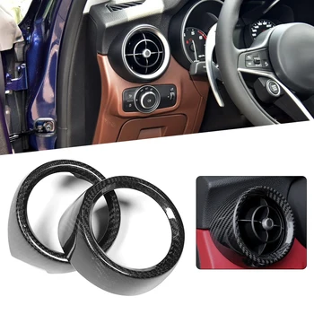 2Pcs Side Air Conditioning Vent Outlet Barrel Cover Trim Fit for Alfa Romeo Stelvio 2017 2018 Carbon Fiber Interior Accessory
2Pcs Side Air Conditioning Vent Outlet Barrel Cover Trim Fit for Alfa Romeo Stelvio 2017 2018 Carbon Fiber Interior Accessory