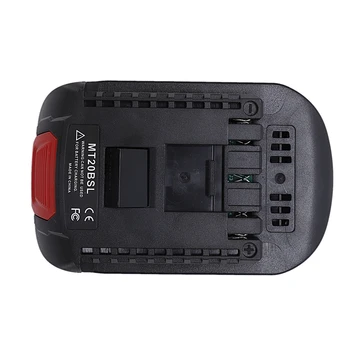 MT20BSL Li-Ion Battery Converter Adapter for Makita 18V BL1830 BL1860 BL1850 BL1840 BL1820 Used To for 18V Tool
MT20BSL Li-Ion Battery Converter Adapter for Makita 18V BL1830 BL1860 BL1850 BL1840 BL1820 Used To for 18V Tool