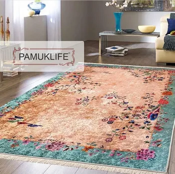 Pamuklife Artificial Leather Based Non Slip Base Carpet Bougainvillea Modern Super Soft Carpet Washable Daily Fashion Style
Pamuklife Artificial Leather Based Non Slip Base Carpet Bougainvillea Modern Super Soft Carpet Washable Daily Fashion Style
