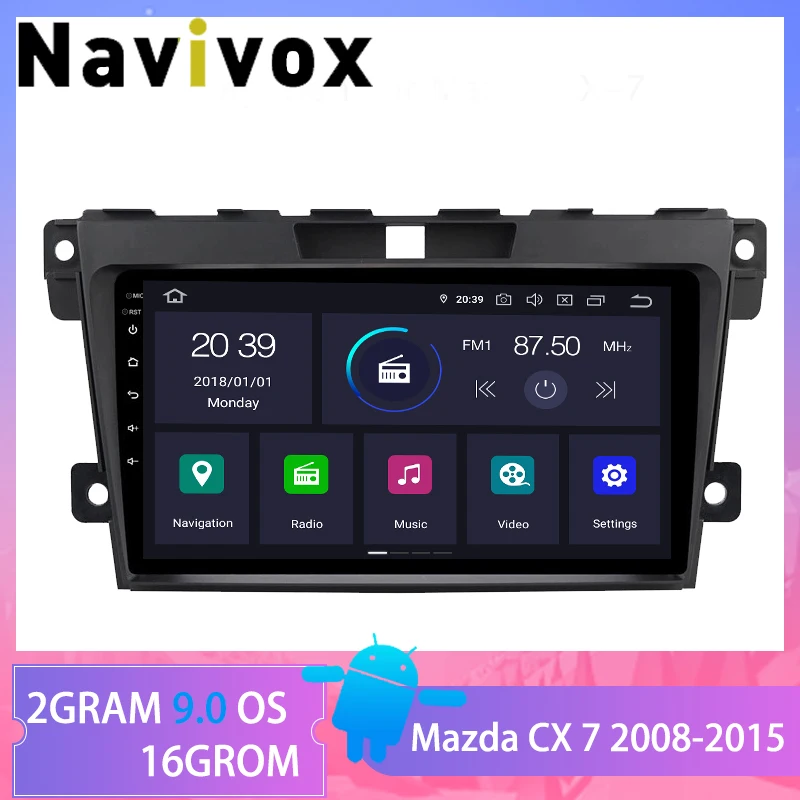 Navivox Android 9.0 Car Radio Multimedia Video Player Navigation GPS For Mazda Cx-7 cx7 cx 7 2008-2015 stereo no DVD
Navivox Android 9.0 Car Radio Multimedia Video Player Navigation GPS For Mazda Cx-7 cx7 cx 7 2008-2015 stereo no DVD