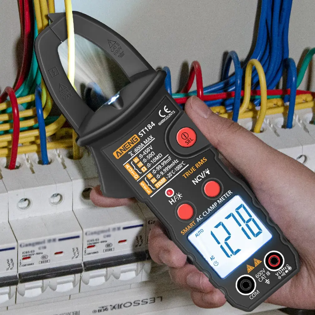 Smart Digital Clamp Meter ST184 Without Battery Digital Multimeter Clamp Meter Professional Measuring Tester
Smart Digital Clamp Meter ST184 Without Battery Digital Multimeter Clamp Meter Professional Measuring Tester