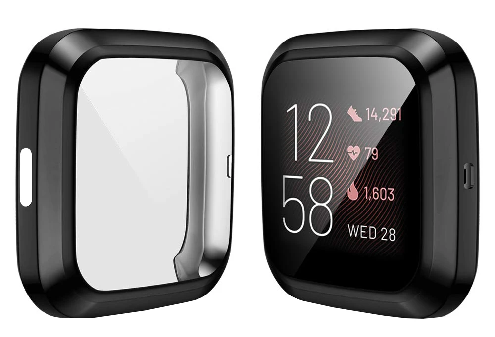 Screen Protector Case for Fitbit Versa1 Versa 2 versa lite All-Around Ultra Slim Soft TPU Watch Cover Protective Bumper Shell Screen Protector Case for Fitbit Versa1 Versa 2 versa lite All-Around Ultra Slim Soft TPU Watch Cover Protective Bumper Shell