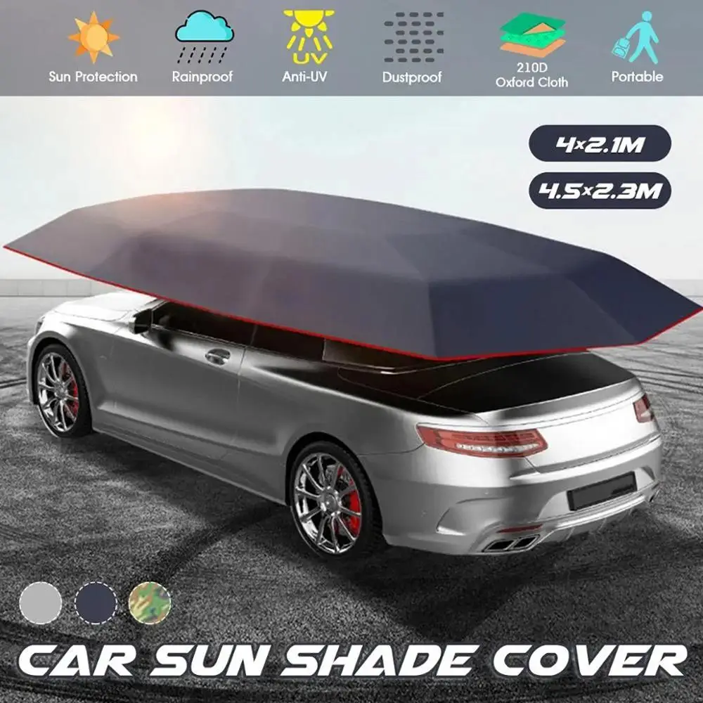2020 Universal Car Cover 4.2M Automatic Car Sun Shade Umbrella Car Cover Tent Anti-UV Protection Only Cover , Holder Please Ask
2020 Universal Car Cover 4.2M Automatic Car Sun Shade Umbrella Car Cover Tent Anti-UV Protection Only Cover , Holder Please Ask