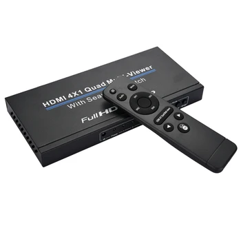 4X1 Multi-Viewe HDMI Quad Screen Real Time Multiviewer with HDMI Seamless Switcher Function Full 3D 1080P Switcher for PC(EU Plu
4X1 Multi-Viewe HDMI Quad Screen Real Time Multiviewer with HDMI Seamless Switcher Function Full 3D 1080P Switcher for PC(EU Plu
