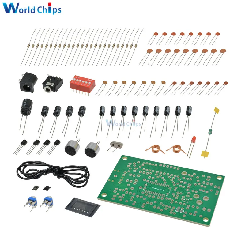 BH1417F DiY kits Digital FM Transmitter Radio players Station 0.1W PLL Stereo BH1417F Kit diy electronic
BH1417F DiY kits Digital FM Transmitter Radio players Station 0.1W PLL Stereo BH1417F Kit diy electronic
