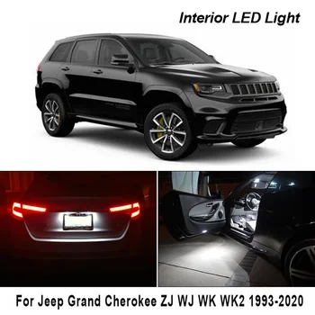 For Jeep Grand Cherokee ZJ WJ WK WK2 1993-2020 Canbus Vehicle LED Interior Light Bulbs Kit Car Lighting Accessories
For Jeep Grand Cherokee ZJ WJ WK WK2 1993-2020 Canbus Vehicle LED Interior Light Bulbs Kit Car Lighting Accessories
