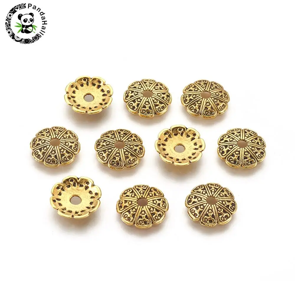 50pcs 13mm 8-Petal Tibetan Silver Flower Bead Caps for DIY Jewelry Making, Lead Free&Cadmium Free,13x2.5mm, hole: 2.2.5mm
50pcs 13mm 8-Petal Tibetan Silver Flower Bead Caps for DIY Jewelry Making, Lead Free&Cadmium Free,13x2.5mm, hole: 2.2.5mm
