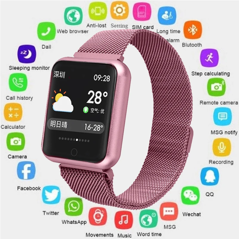 Sports Bluetooth IP68 Waterproof Smart Watch with Pedometer Call Message Reminder Smartwatch for ios Android apple iPhone 6 7
Sports Bluetooth IP68 Waterproof Smart Watch with Pedometer Call Message Reminder Smartwatch for ios Android apple iPhone 6 7