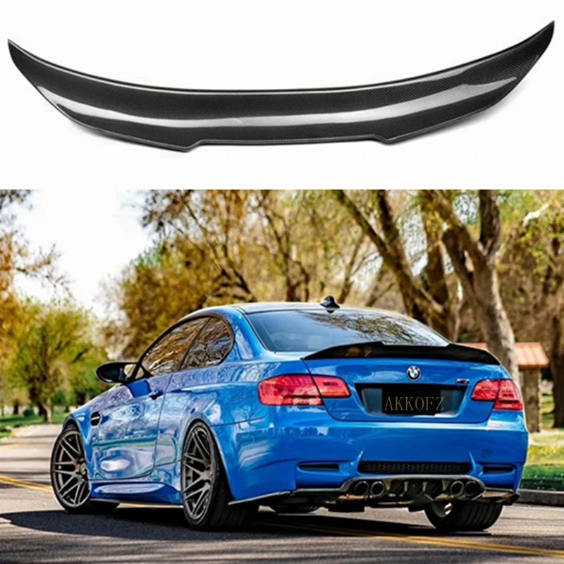 E92 carbon fiber Material Rear Wing Lip Spoiler for BMW 3 Series E92 Coupe 2-Door 316i 318i 320i 323i E92 M3 2005-2011
E92 carbon fiber Material Rear Wing Lip Spoiler for BMW 3 Series E92 Coupe 2-Door 316i 318i 320i 323i E92 M3 2005-2011