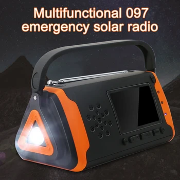 USB Charger Multifunctional Hand Crank Emergency Radio Dynamo Portable Solar Powered LED Screen Outdoor Flashlight Power Bank
USB Charger Multifunctional Hand Crank Emergency Radio Dynamo Portable Solar Powered LED Screen Outdoor Flashlight Power Bank