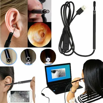 USB Ear Endoscope Visual Earpick Mini Camera Otoscope Spoon Cleaning Tool HD Nose & Ear Trimmer
USB Ear Endoscope Visual Earpick Mini Camera Otoscope Spoon Cleaning Tool HD Nose & Ear Trimmer