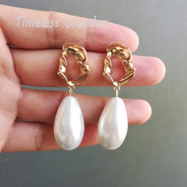 Timeless Wonder Stunning Faux Pearl Geo Stud Earrings Women Jewelry Top Gothic Baroque Punk Bride Gift Wedding Boho Rare 7585
Timeless Wonder Stunning Faux Pearl Geo Stud Earrings Women Jewelry Top Gothic Baroque Punk Bride Gift Wedding Boho Rare 7585