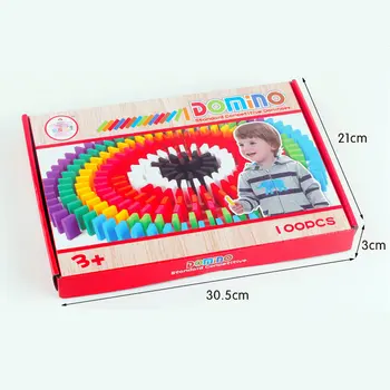 100pcs /10 Colors Wooden Domino kids Toy Classic Desktop games/Table Game wood Building blocks Domino Challenging game Block toy
100pcs /10 Colors Wooden Domino kids Toy Classic Desktop games/Table Game wood Building blocks Domino Challenging game Block toy