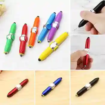 Creative Finger Gyro Pen With Led Light Decompression Toys Children Fingertip Spinning Gyroscope Kids Adults Stress Relief Toy
Creative Finger Gyro Pen With Led Light Decompression Toys Children Fingertip Spinning Gyroscope Kids Adults Stress Relief Toy