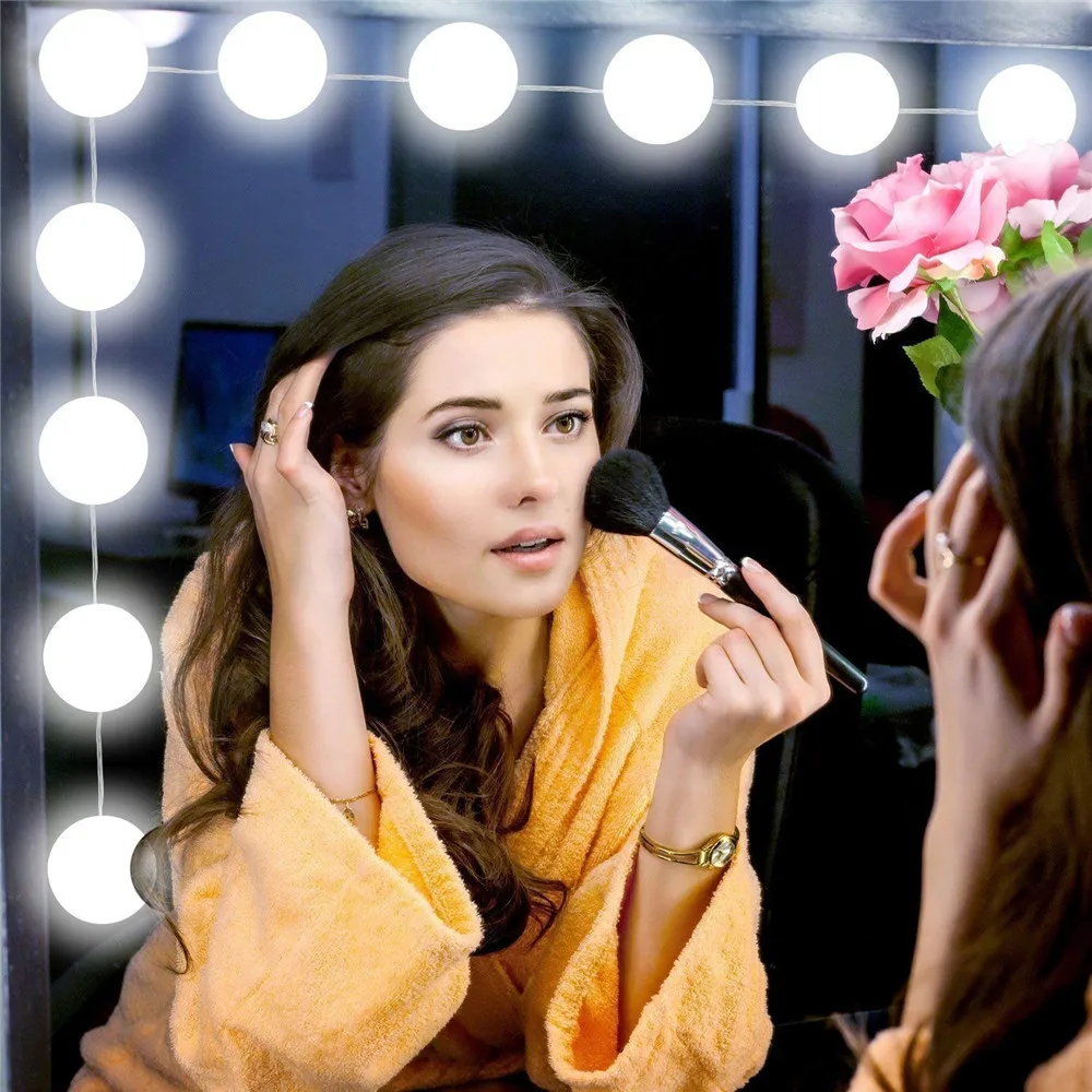 USB Powered Hollywood LED Mirror Light Makeup 5V Studio Bathroom Fill Bulb Cosmetic Dressing Table Lamp
USB Powered Hollywood LED Mirror Light Makeup 5V Studio Bathroom Fill Bulb Cosmetic Dressing Table Lamp