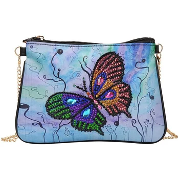Multicolor Butterfly Diamond Crossbody Bag Crystal Zip Handbag Rhinestone Shoulder Bag
Multicolor Butterfly Diamond Crossbody Bag Crystal Zip Handbag Rhinestone Shoulder Bag