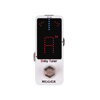 MOOER Baby Tuner Pedal Guitar Effects Very Small and Compact Design for Electric Electro-acoustic instruments with LED Display
MOOER Baby Tuner Pedal Guitar Effects Very Small and Compact Design for Electric Electro-acoustic instruments with LED Display