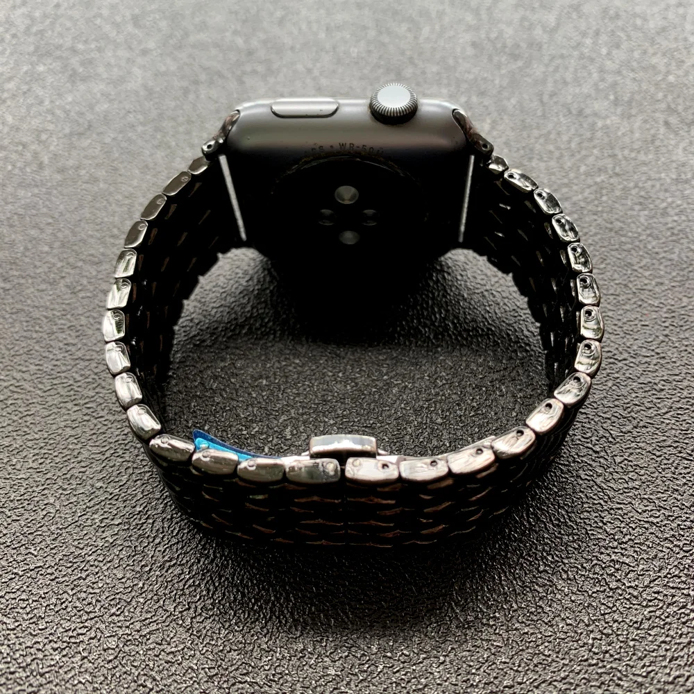 StyleVoyager】Stainless Steel Butterfly Waterdrop Style Watchband