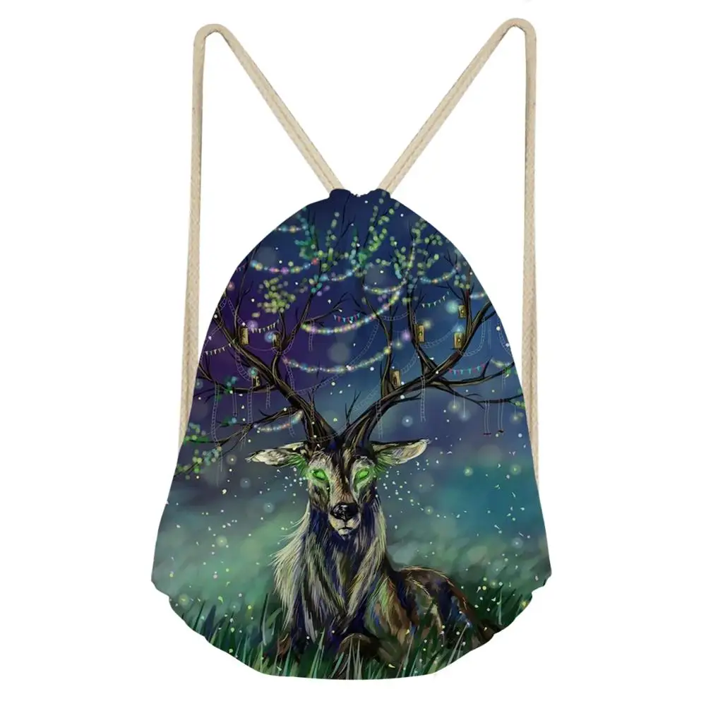HaoYun Fashion Women's Travel Drawstring Backpack Fantasy Deer Pattern Beach Shoes Pockets Girls Mini Organizer Bag 2019 New
HaoYun Fashion Women's Travel Drawstring Backpack Fantasy Deer Pattern Beach Shoes Pockets Girls Mini Organizer Bag 2019 New
