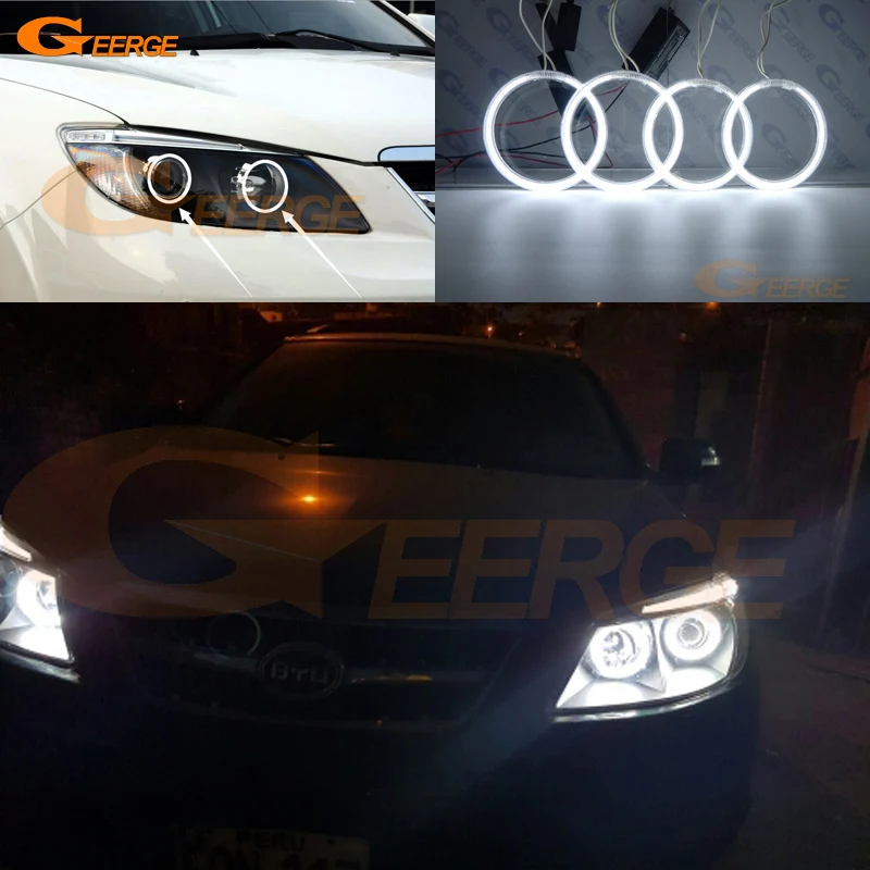 Для BYD S6 2011 2012 2013 2014 отличные ультра яркие CCFL ангельские глазки Halo кольца комплект