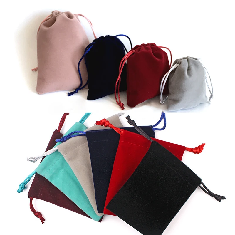 10pcs/lot Velvet Jewelry Drawstring Packing Bag Pouch Can Be Stowed Earring Necklace Rings Storage Organizer for Women Jewelry
10pcs/lot Velvet Jewelry Drawstring Packing Bag Pouch Can Be Stowed Earring Necklace Rings Storage Organizer for Women Jewelry