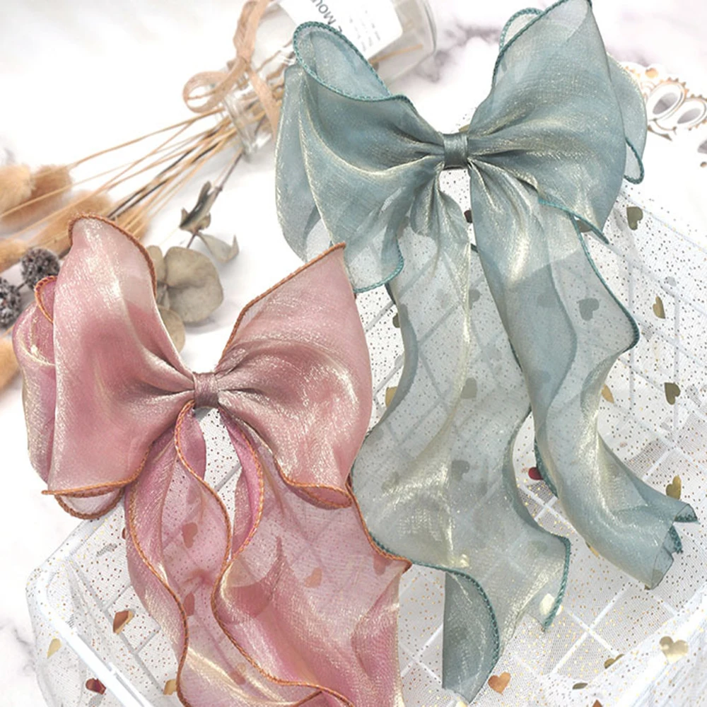 Mermaid Ji Japanese Pearly Yarn Ribbon Big Bow Princess Lolita Hair Accessories Hairpin Korean Kids Women Girls
Mermaid Ji Japanese Pearly Yarn Ribbon Big Bow Princess Lolita Hair Accessories Hairpin Korean Kids Women Girls
