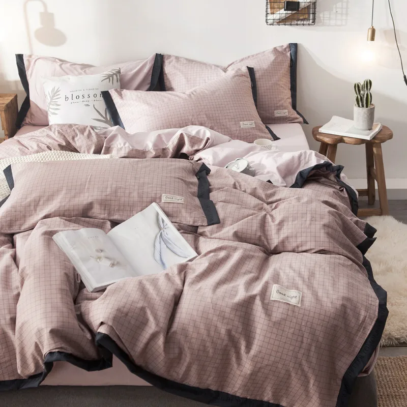 American-Style INS British Style Simple Plaid Stripes Bedspread Cotton Bed Sheet Textile Pure Cotton chuang li shi Three Four-pi
American-Style INS British Style Simple Plaid Stripes Bedspread Cotton Bed Sheet Textile Pure Cotton chuang li shi Three Four-pi